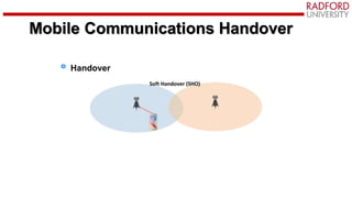 Mobile Communications
Handover
Mobile Communications Handover
 
