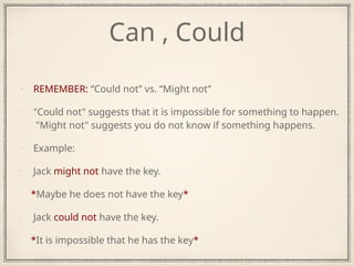 Lecture 5 Modals English Modals Verbs education .pptx