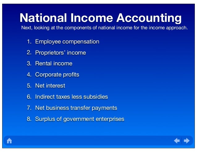 NATIONAL INCOME ACCOUNTING PDF NATIONAL INCOME ACCOUNTING PDF