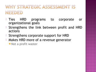 Assessment of HRD Needs | PPT