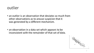 Machine Learning Lectures -- Outliers in Data | PDF