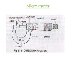 Micro meter
 