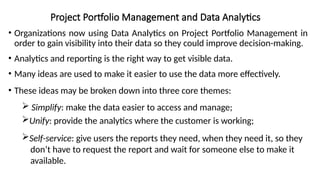 Lecture 5 Portfolio Management & Data Analytics .pptx