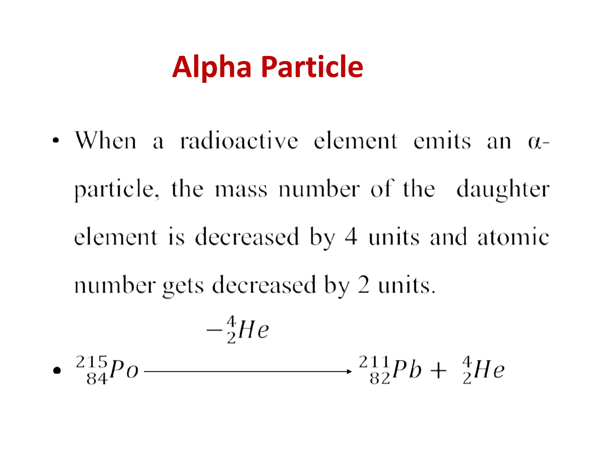 Alpha Particle
 