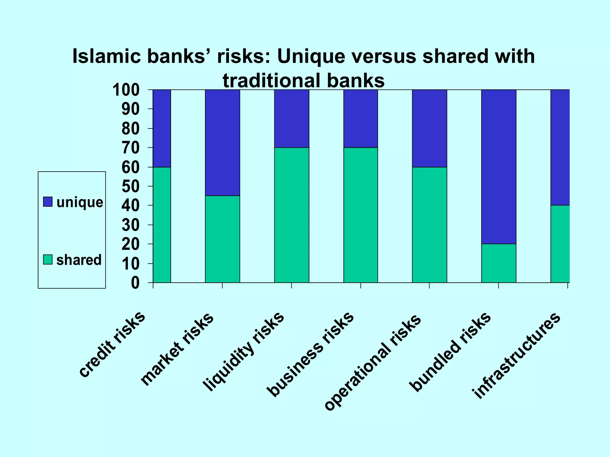 Islamic banks’ risks: Unique versus shared with traditional banks 