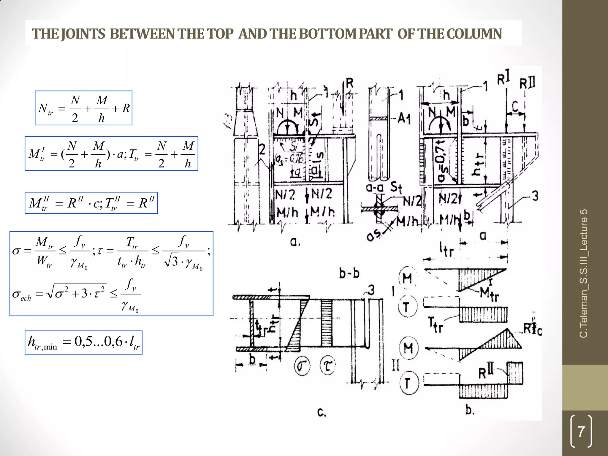 Lecture 5 s.s.iii Design of Steel Structures - Faculty of Civil ...