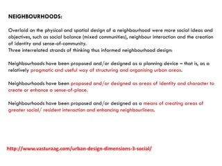 LECTURE 5 The Social Dimension of Urban Design | PDF