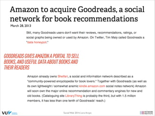 March 28, 2013

Social Web 2014, Lora Aroyo!

 