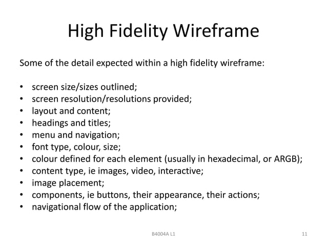 Lecture 5 wireframes_and_ux_principles | PPT
