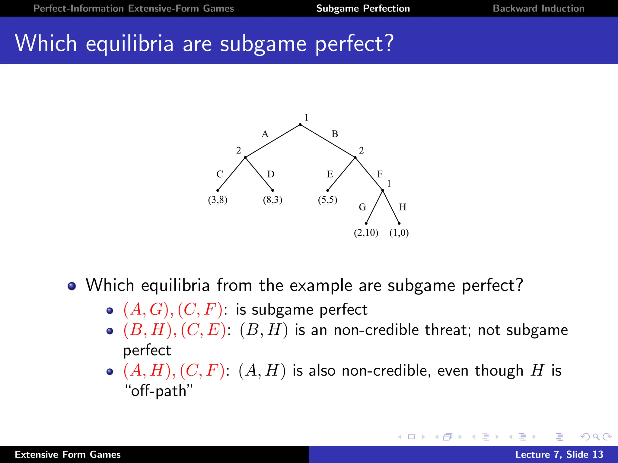 Lecture 6-1. normal and extensive form of game theory | PDF