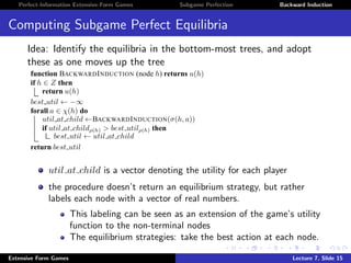 Lecture 6-1. normal and extensive form of game theory | PDF
