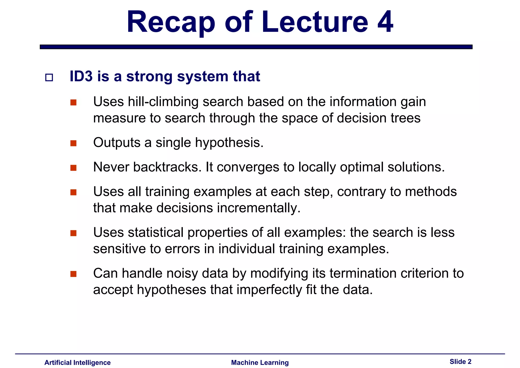 Lecture6 - C4.5