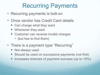 Payments - Lecture 6 | PPTX
