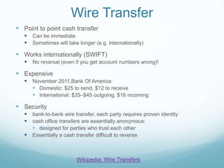 Outgoing Wire Transfer Payments - Lecture 6 | PPTX