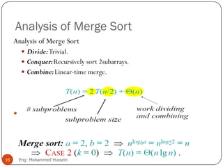 Lineals Merogs Divide and Conquer | PDF