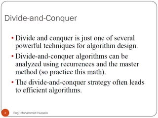 Divide and Conquer | PDF