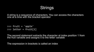 Python Lecture 6 | PPT