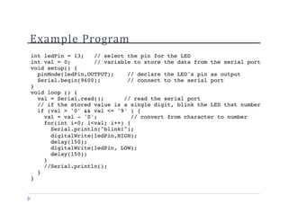 Example Program
 