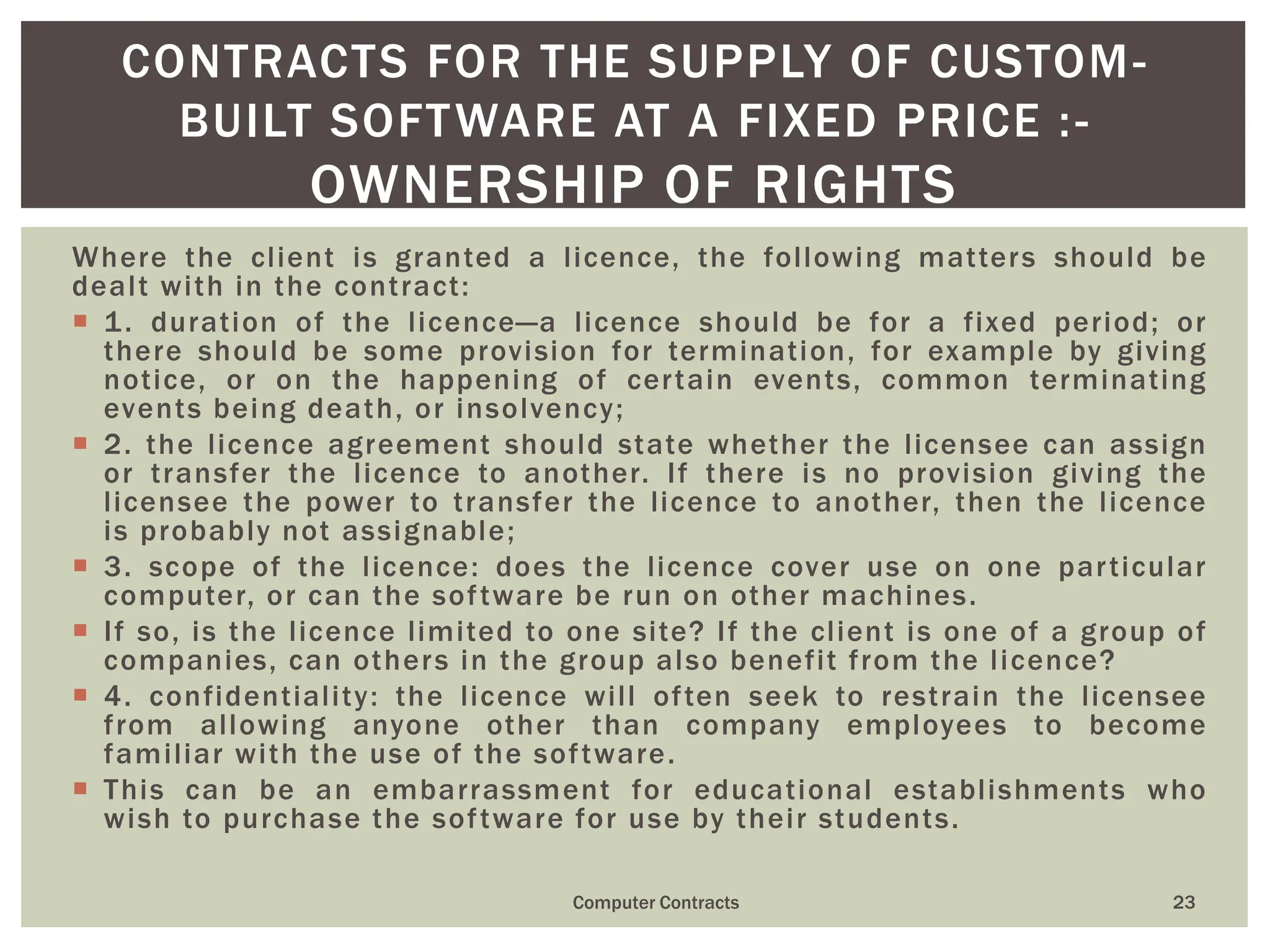 Computer Contracts | PPTX
