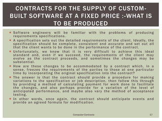 Computer Contracts | PPTX