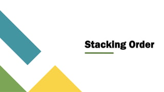 Stacking Order
 