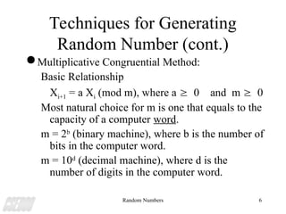 Random Number Generator Detailed PPT with | PPT