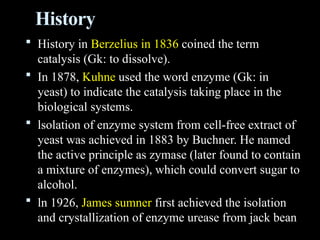 Lecture 6. Enzymes.pptx CONSICE NOTE FROM LIPINCLOT REVIEW | PPTX