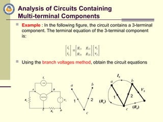 Mathematical Modeling and Circuit Analysis of Multi-terminal Electrical ...