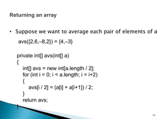 Lecture 6 - Arrays | PPT