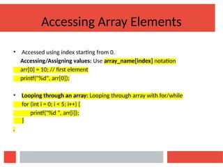 CSE 1102 - Lecture 6 - Arrays in C .pptx