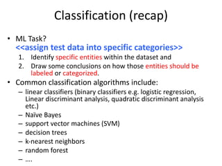 7 common classification algorithms | pdf | statistical... Lecture 6 - Classification Classification | PDF
