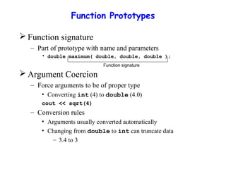 Lecture#6 functions in c++ | PPT