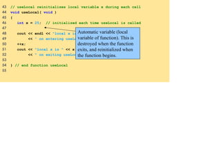 Lecture#6 functions in c++ | PPT