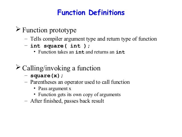 Lecture#6 functions in c++