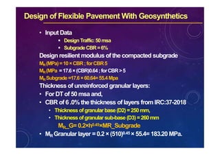 Innovative Design of Flexible Pavements for Rural Roads Using ...