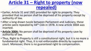 Lecture 6 fundamental rights | PPTX