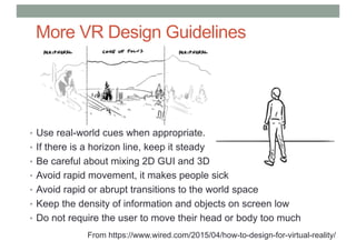 Lecture 6 Interaction Design for VR | PDF