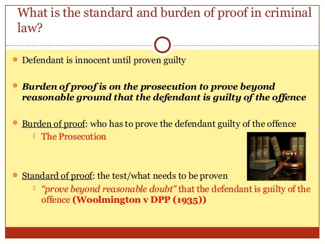 Lecture 6 introduction to criminal law