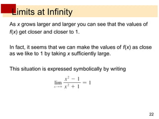 Lecture 6 limits with infinity | PPT