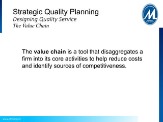 Value Chain Analysis Quality Service Lecture 6 - Managing supplier quality in the supply chain.pdf