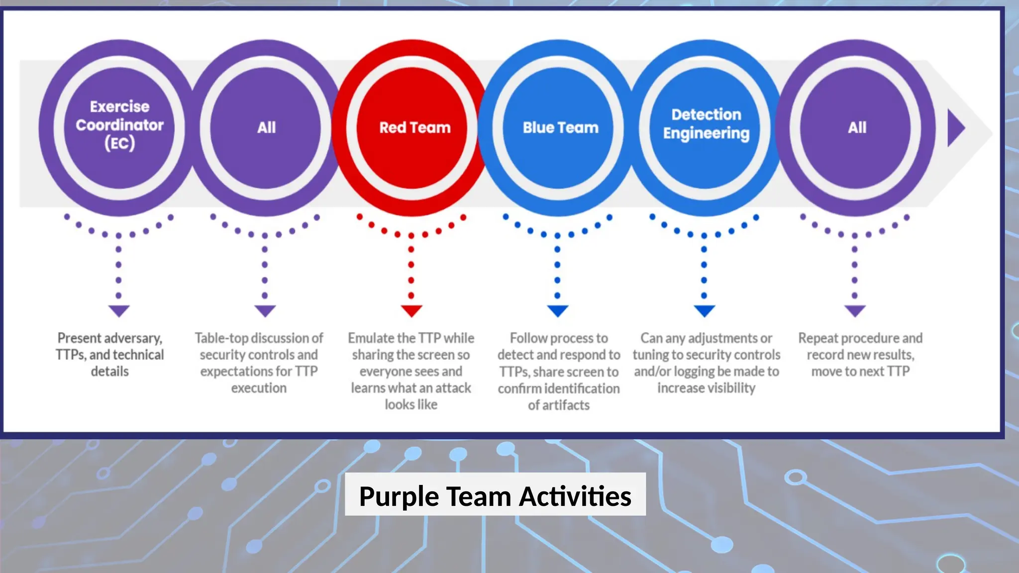 Purple Team Activities
 