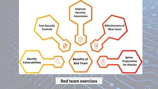 Red team exercises
 