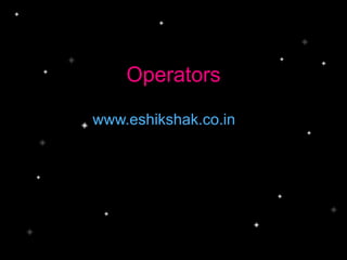www.eshikshak.co.in Operators 