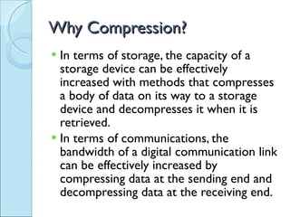 Storage Compress Lecture 6 -_presentation_layer | PPT