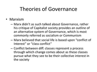 Based Marx Lecture 6 - Theories of Governance.pptx