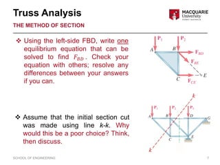 Truss Analysis Methods Lecture 6 - Truss Analysis- Method of Section.pdf