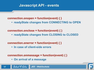 Onerror Annotation Java Websockets Lecture 6 Web Sockets | PDF