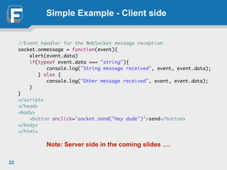 Lecture 6 Web Sockets | PDF