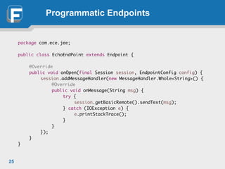 Lecture 6 Web Sockets | PDF