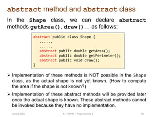 exploring polymorphism in java: abstract classes and... Comprehensive Guide to Polymorphism, Abstract Classes, and Interfaces ...